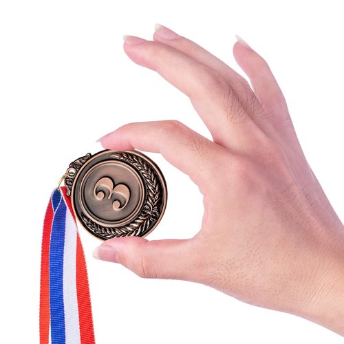 favide 48 Pieces Gold Silver Bronze Award Medals-Winner Medals Gold Silver Bronze Prizes for Competitions, Party,Olympic Style, 2 Inches
