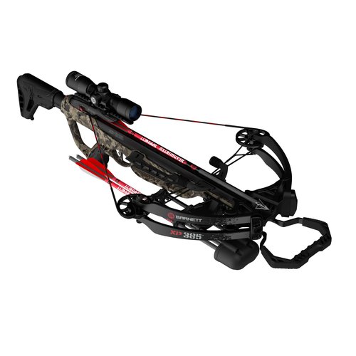 Barnett Explorer XP385 Veil Camo Hunting Crossbow - Fast, Lightweight, Compact, Premium Crossbow with Adjustable Buttstock, Triggertech Trigger, Rope Hold Groove, Side Mount Quiver