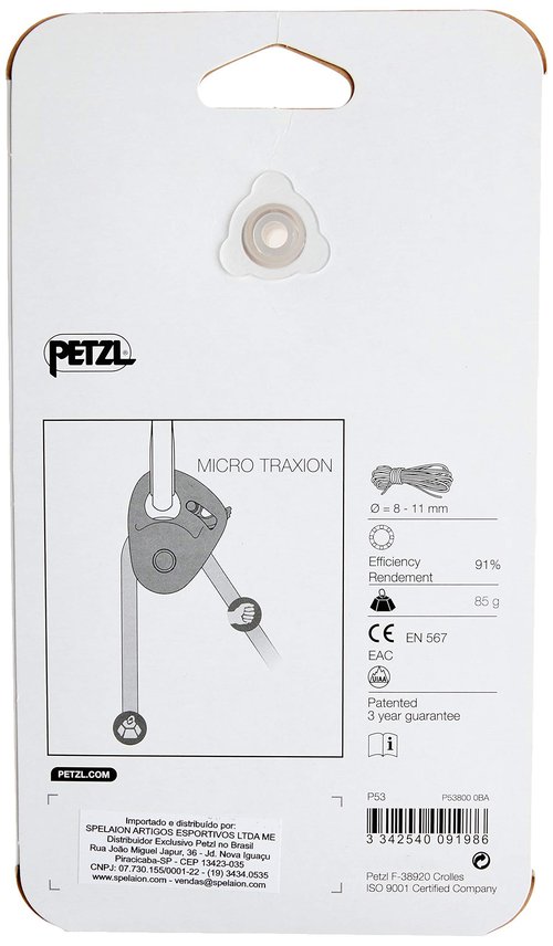 PETZL, Carrucola Bloc. Micro Traxion, Blocker Pulley