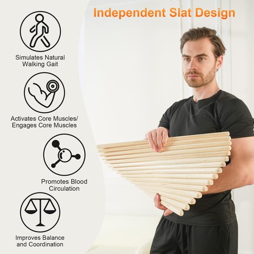 Premium 3D Ergonomic Wobble Balance Board - Office & Fitness Dual-Use, Core Trainer for Surfing, Skiing, Skateboarding & Relieving Sitting Fatigue