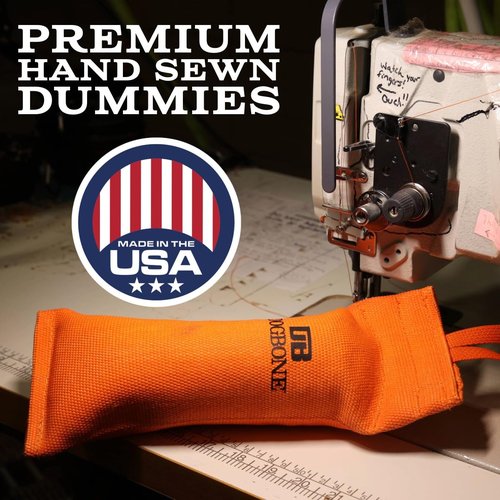 DogBone Firehose Dog Bumper for Hunting & Sporting Dog Training ??Perfect Floating Dummy for Water Retrieving & Fetch ??Ideal Canvas Alternative for Puppies or Adult Retrievers & Includes Throw Loop