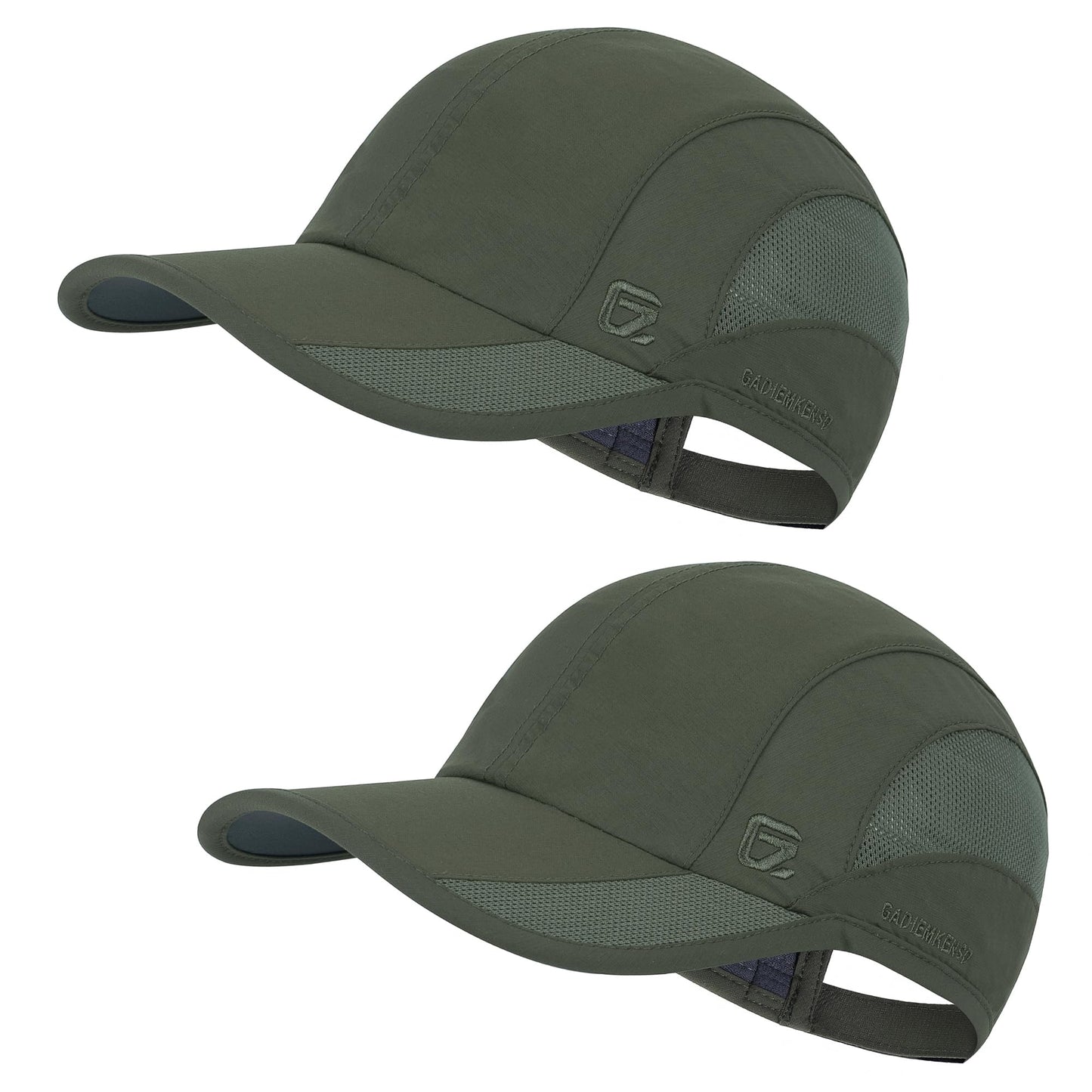 GADIEMKENSD Outdoor Running Hat Men's Cooling UPF50+ Womens Baseball Cap Sport Mesh Sun Hat Trucker Dad Hats Quick Dry Breathable Unstructured for Summer Camping Fishing Hiking Improved Blue L