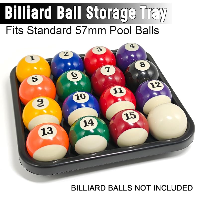 MoyanSuper Black 16-Ball Billiard Ball Storage Tray