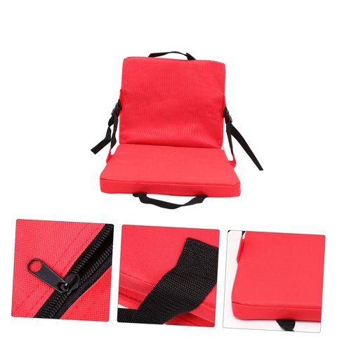 TOYANDONA Professional Portable Stadium Seat Cushion with Back Support Bleacher Chair for Outdoor Sports Convenient and Wear Resistant Design