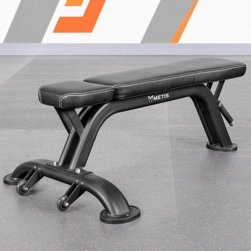 METIS Complete Gym Equipment Set - 1x Power Cage, 1x Olympic Barbell, 1x Weightlifting Bench, 2X Barbell Locking Clips, 2X 5kg, 10kg, 15kg, 20kg & 25kg (PU Plates (Complete Set))