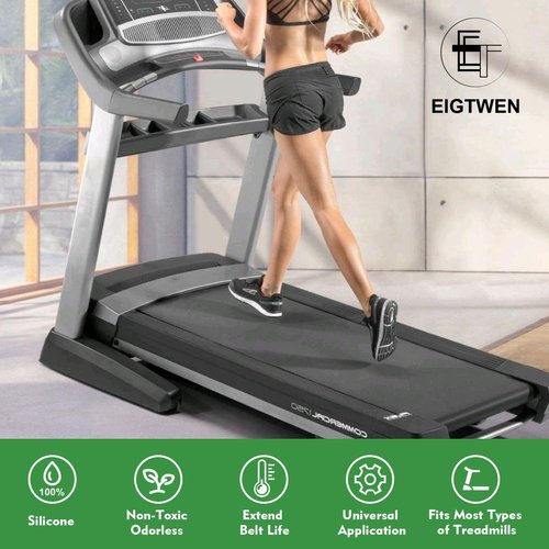 EIGTWEN 2 x 125ml Treadmill Lubricant for Belt, 100% Silicone Treadmill Oil, High Temperature Resistant Stable Treadmill Belt Lubricant, Treadmill Lube Suitable for Most Types of Treadmills