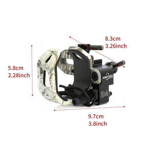 ZSHJGJR Archery Drop Fall Away Arrow Rest Micro Adjustable Right Hand for Compound Bow Hunting Shooting Accessories (Camo)