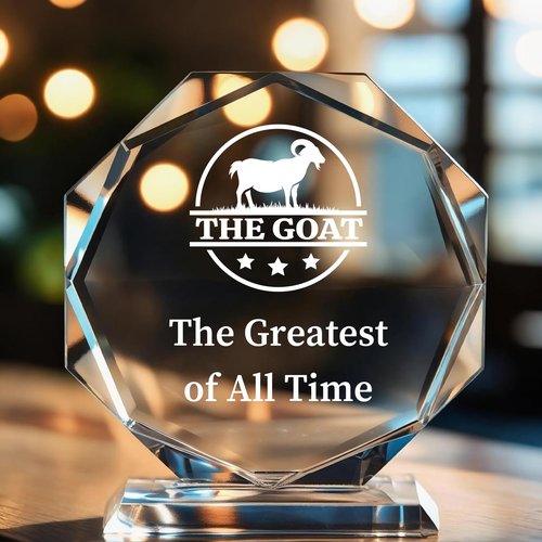 Thryonix Personalized Crystal Trophy Award – Custom Awards and Trophies for Employees, Coworkers, Boss – Retirement, Farewell, Appreciation, Recognition Gifts – Custom Engraved Plaques