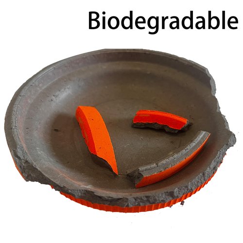 Biodegradable Clay Pigeons (96-Pack) - 108mm High-Visibility Orange Targets for Skeet & Trap Shooting, Eco-Friendly Shattering Discs