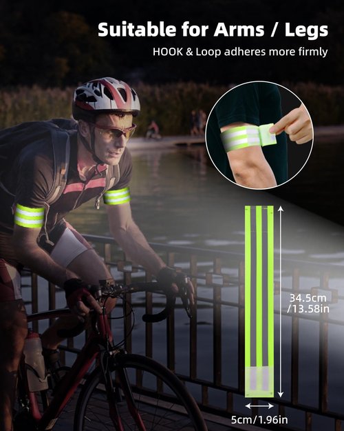 Mexlyca LED Reflective Vest Safety Gear, 5 Lights Colors High Visibility Reflective Running Gear for Dog Walking Running Cycling, Adjustable for Men Women Kids - Dog Light with USB Rechargeable
