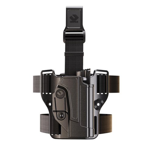 Orpaz C-Series S&W SD9VE Holster Compatible with S&W SD40VE OWB Holster, Level II Retention, Drop-Leg Holster - Unisex - Will Secure Your Handgun with a Tactical Appearance