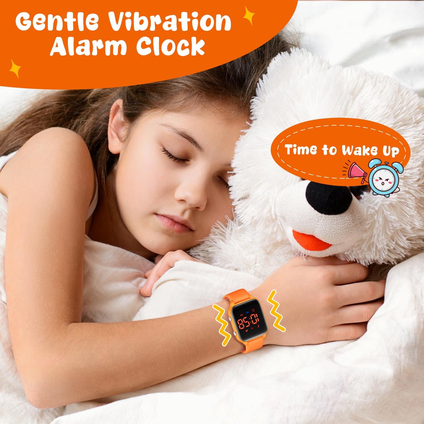 Timever Kids Digital Watches for Boys Girls, Sports Watch with Fitness Tracker, Pedometer, Alarm Clocks, Stopwatch, No App Needed Waterproof Kids Watch, Gift for Teens Student Girls Boys Ages 5-14