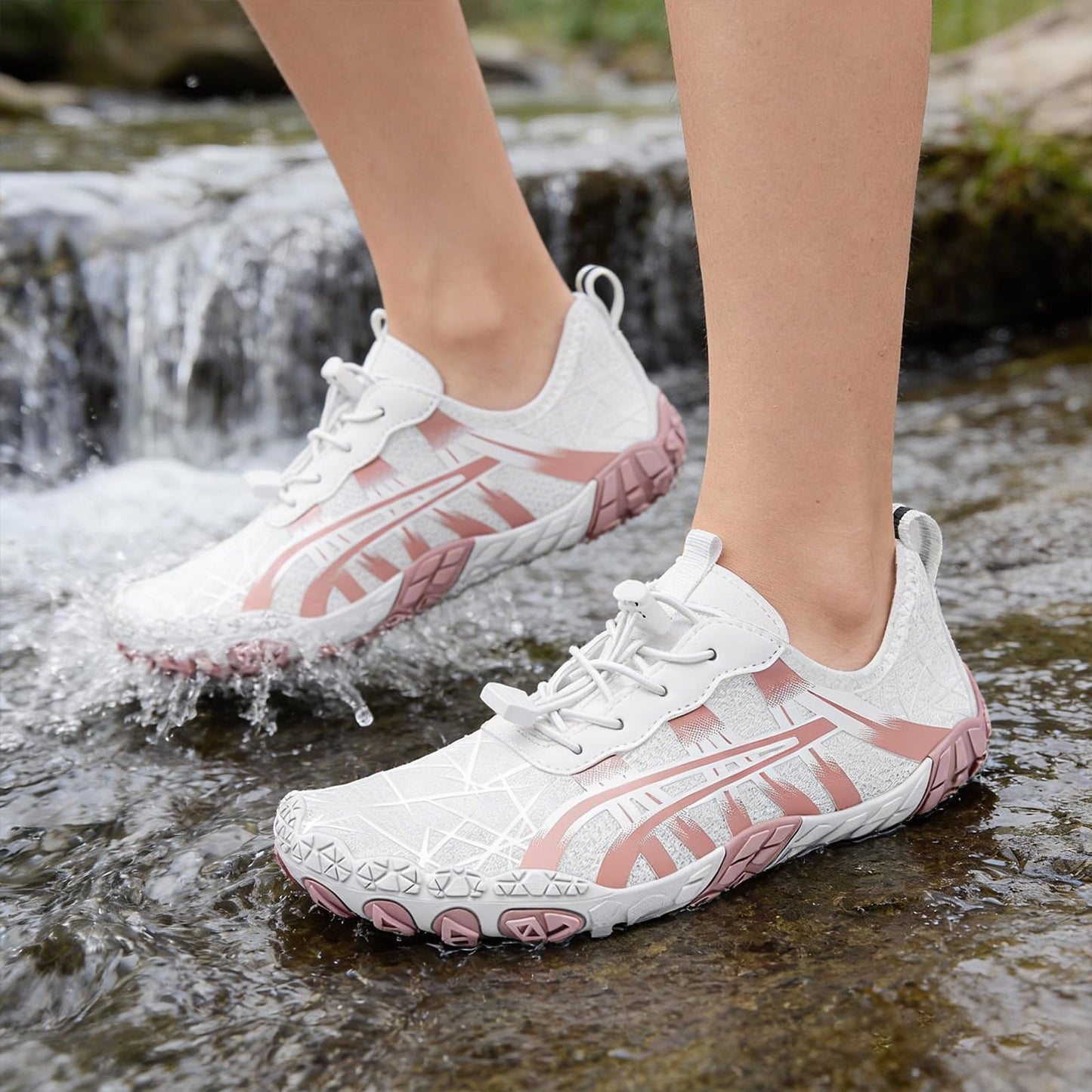 ELETON Barefoot Shoes Women Men Hiking Water Shoes Wide Toe Box Zero Drop
