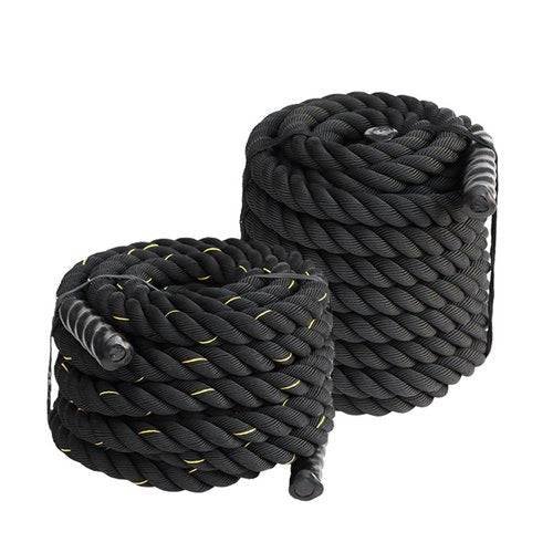Aymzbd Battle Rope Equipment Fitness Rope Climbing Rope Physical Improve Strength 2.8M/3M Training Rope Fitness Exercise Rope, 25mmx2.8m Black