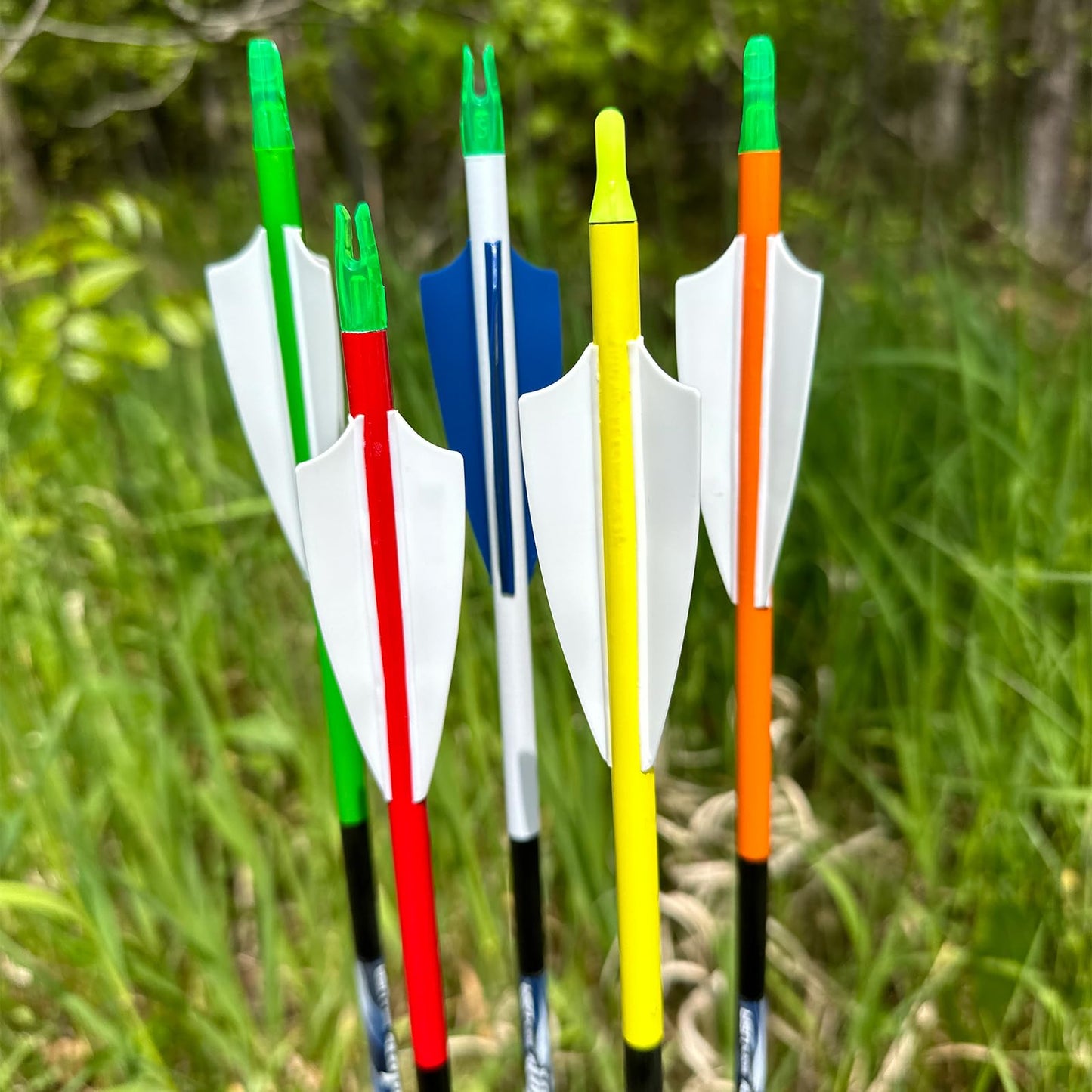6" Arrow Life Arrow Wraps 12 Pack White 1" Width