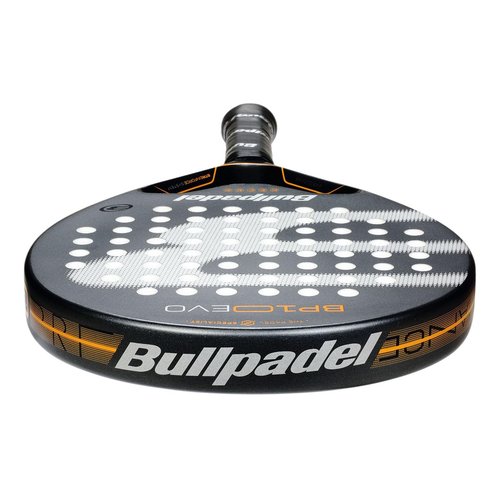 BULLPADEL Padel Racket BP10 EVO 2025 | Round Shape Pala Padel for Advanced Players | Polyglass Fiberglass & SoftEva Core | CarbonTube Frame & STReinforce System | Lightweight Control with Power