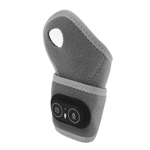 Heated Wrist Wrap Cordless,Heated Wrist Brace for Tendonitis Carpal Tunnel Relief Reduce Soreness 3 Heating Temp 3 Massage Mode Vibration Wrist Heating Pad for Men Women