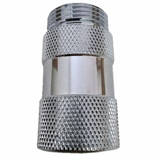 Hawki Gem 8g to 12g CO2 Adaptor, Chrome-Plated for Hawki Gem Air Pistol