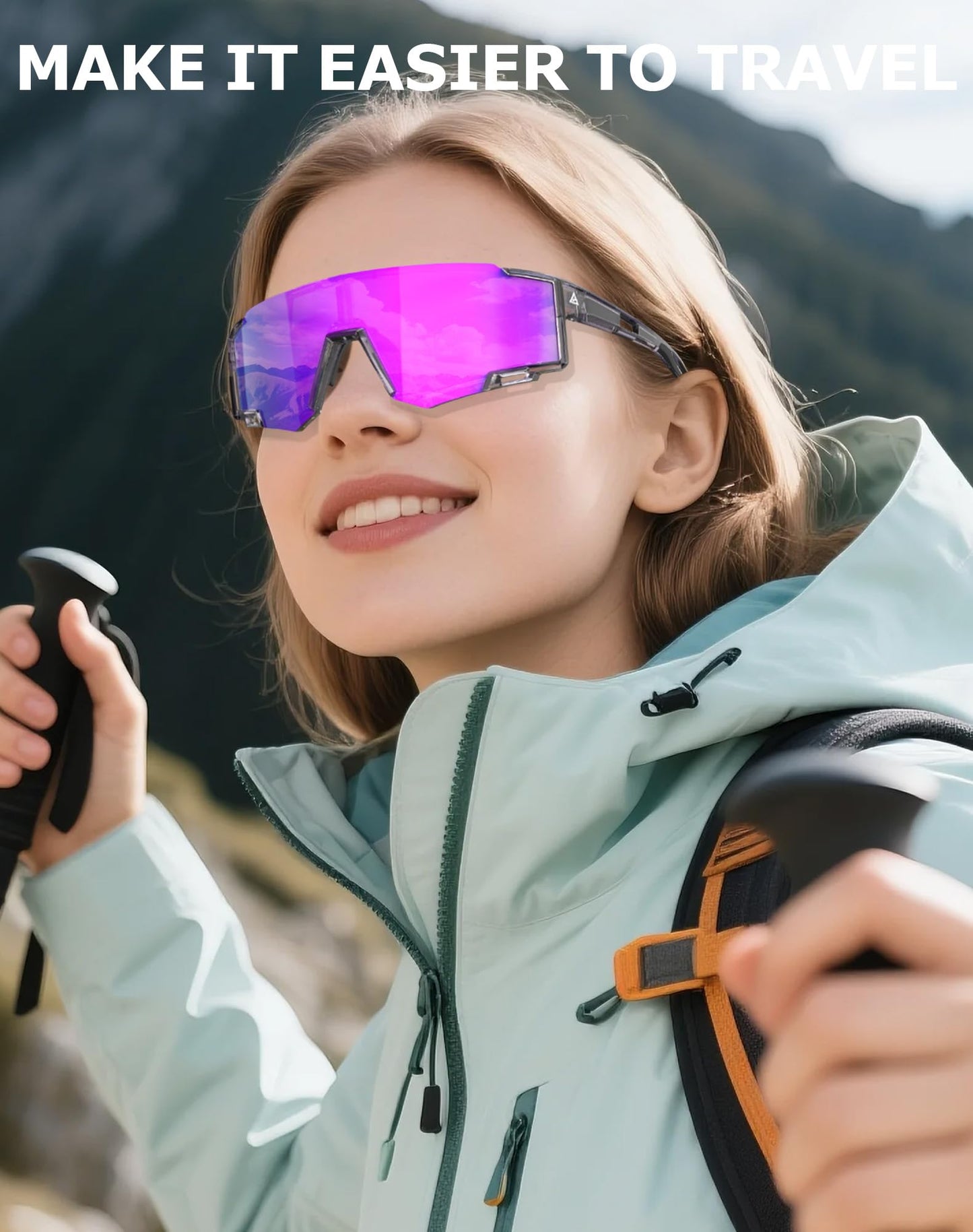 KALIYADI Sunglasses-Men Sports Mens-Sunglasses Women: Running Sun Glasses with UV400 Protection for Cycling Golf Fishing