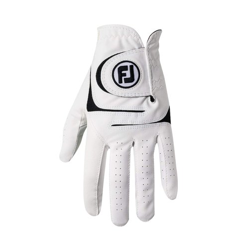 FootJoy Men's WeatherSof 2-Pack Prior Generation Golf Glove White Cadet Large, Worn on Left Hand