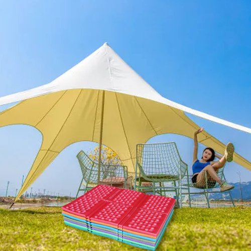 Outdoor Beehive 6 Foldable Portable Foam Cushion Sitting Pad, for Hiking-Lightweight Padding Mat