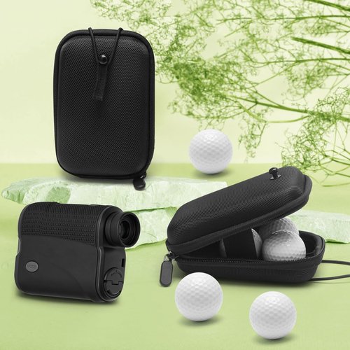 AMAMIA Golf Rangefinder Hard Shell Case,Hard Golf Rangefinder Case,EVA Bag Universal Range Finder Carry Box for Most Rangefinders Black