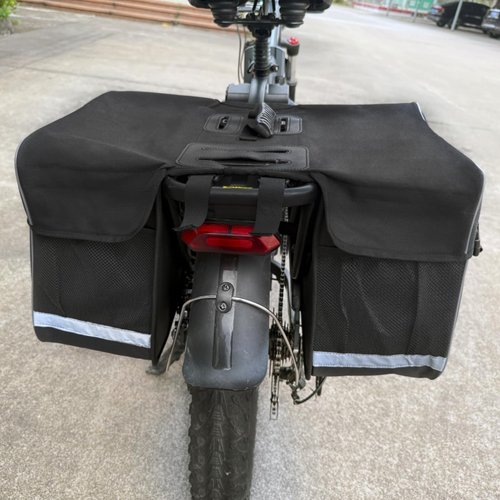 Wildeway SummitX/FW11-3.0 Electric Bike rear Rack Bag Bike Trunk Bag Waterproof, Bicycle Pannier Bag Cycling Rear Seat Storage Bag, Bike Bag for Rear Carrier for Cycling Trips