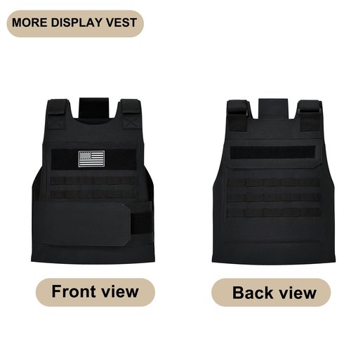 KUIEDIS Tactical Vest Outdoor, Adjustable Security Training Protective Outdoor Vest,Suitable for Police Fbi Vest Gilet Equipment