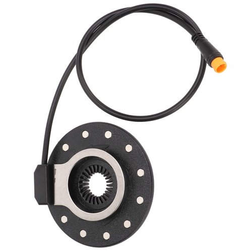 Electric Bike Assist Sensor, Electric Bike Assist Sensor High Sensitivity 12 Magnets Right Dual Hall Sensor Electric for Bike Pedal Accessories (Small Hole)
