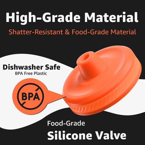 Jmoe USA Improved Lid For Gatorade Water Bottle | Fits Squeezable 32 oz and 30 oz Versions | Faster Flow Valve and Easy Twist Grip | Made With Food-Grade Materials (1-Pack)