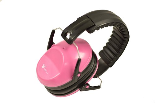 G & F Products For Both Aduit & Kid's Adjustble Headband, Pink Earmuff, One Size