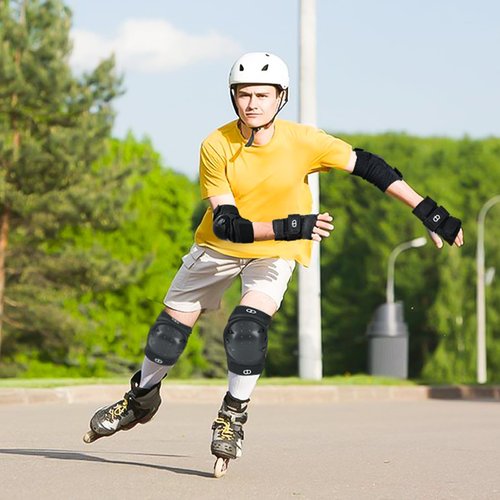 DA - Adult and Child Knee, Elbow, and Wrist Guards, Suitable for Bicycles, ice Skating, Roller Skating, Skateboarding, and Scooters