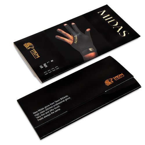 Taom Midas Billiard Pool CUE Glove - for Left or Right Hand (X-Large, Left)
