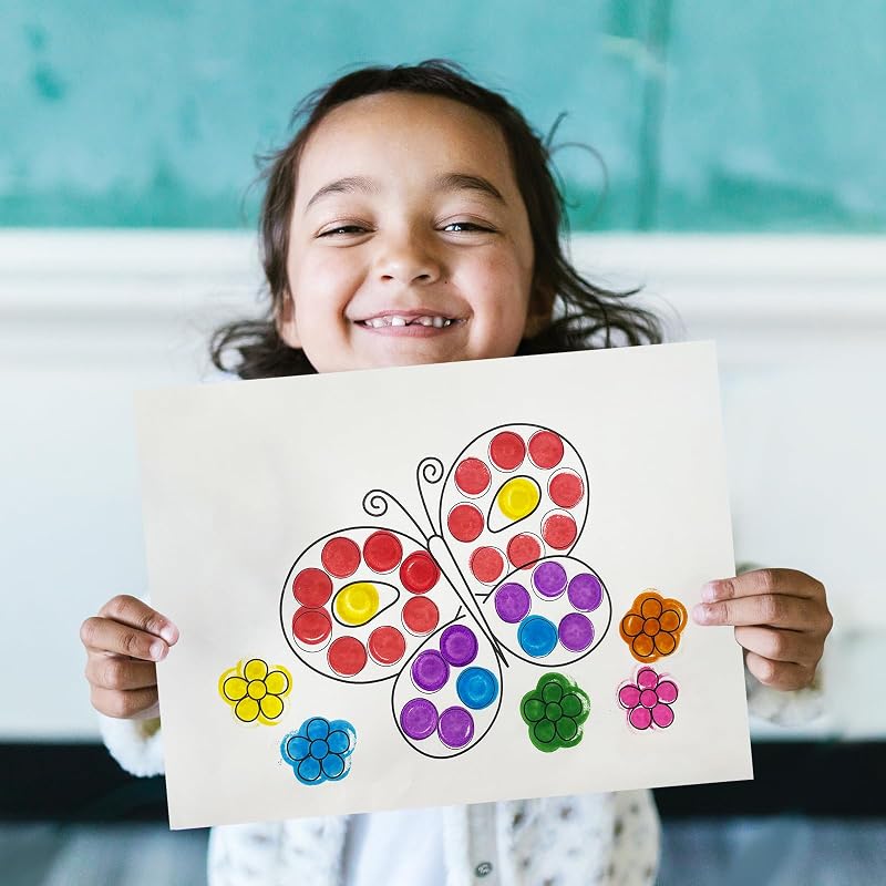 Variation 48 Yuanhe Bingo Daubers Dot Markers Set of 48, 12 Colors for Toddlers