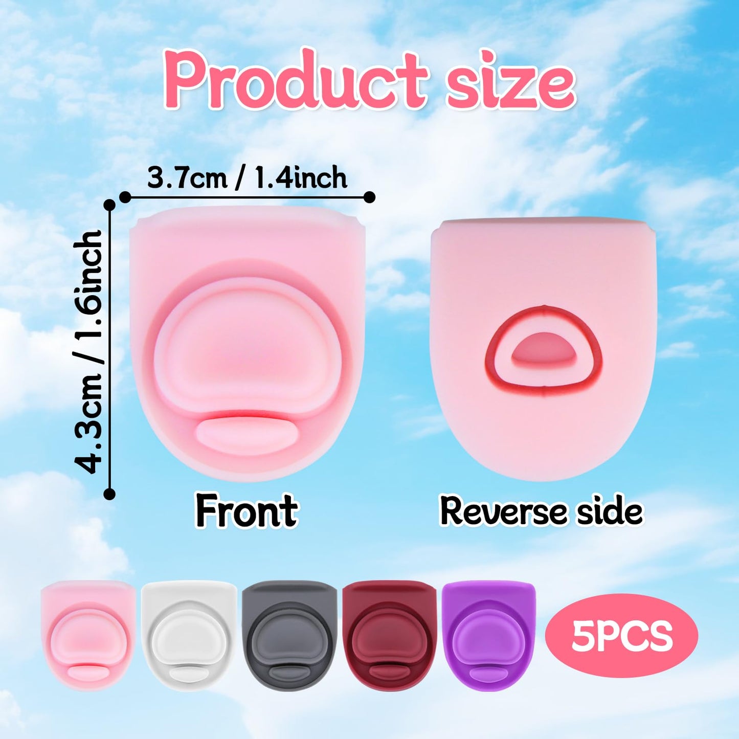 BMSQOFD 5 Pcs Replacement Lid Rubber Seal Stopper Gasket Compatible with Owala FreeSip 24 32 oz,Water Bottle Top Insert Cap Parts for Owala 16/19/24/25/32/40oz Mouthpiece Accessories PK2