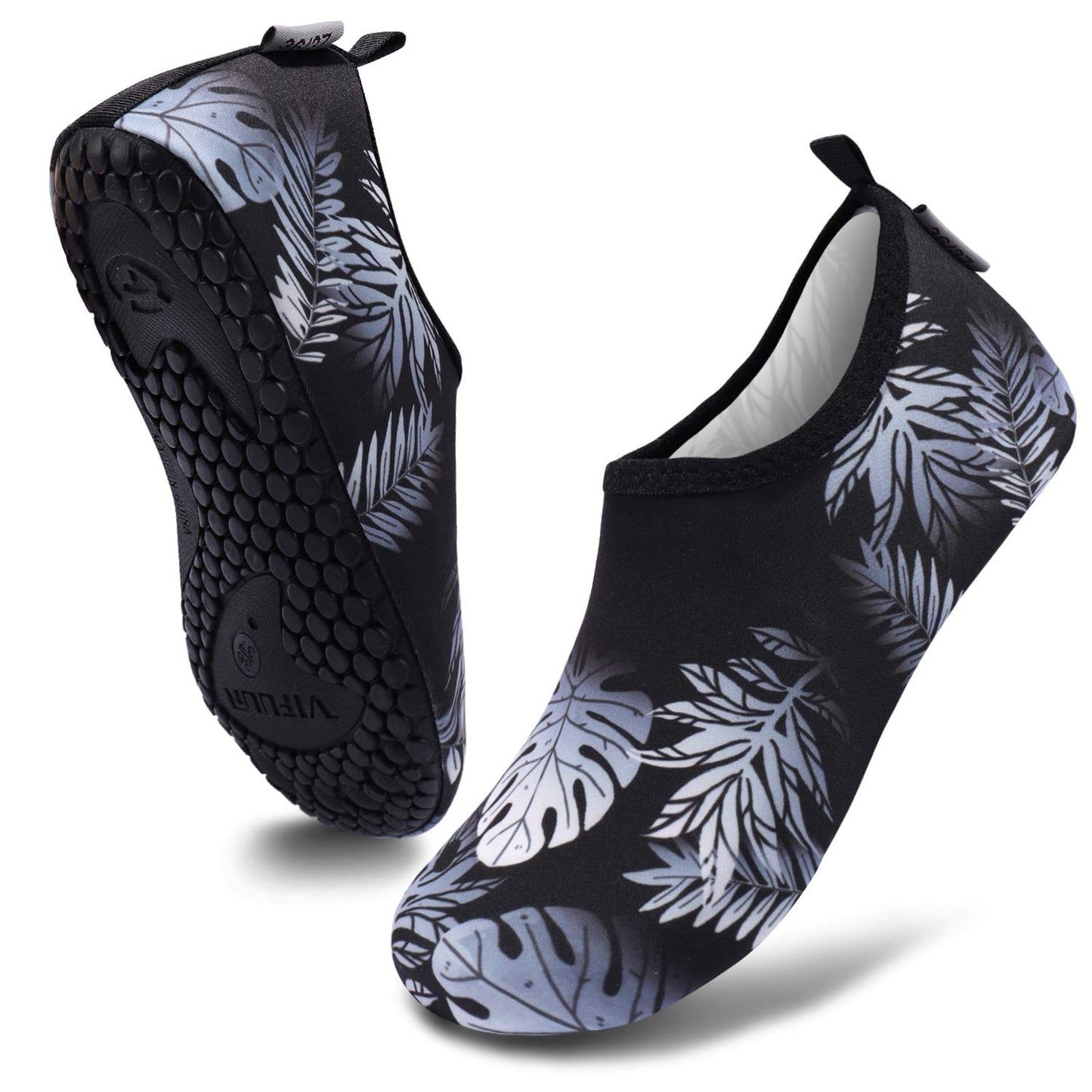 VIFUUR Water Sports Unisex Shoes Black/Leaf - 7.5-8.5 W US / 6-7 M US (38-39)