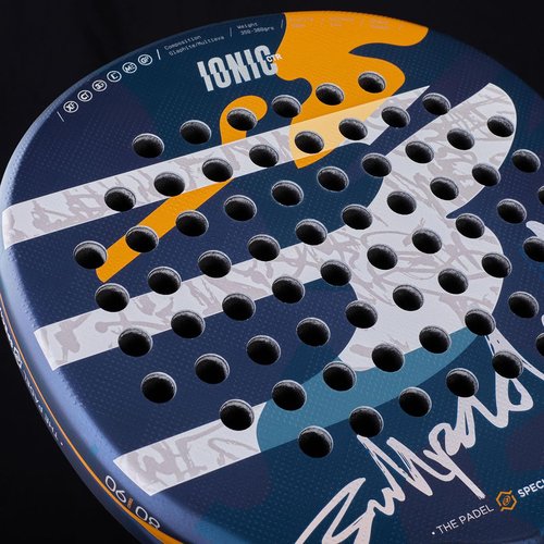 BULLPADEL Padel Racket Ionic Control 2025 | Professional Round Shape Pala Padel | Glaphite & MultiEva Core | XForce Technology & CarbonTube Frame | Superior Control & Precision for Advanced Players