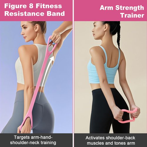 Pilates Ring Essentials Kit for Women, Workout Equipment Set for Home with 12'' Magic Circle, Mini Ball, Resistance Bands, Hip Thrust Belt, Accessories, Pilates Set for Legs Arms and Thighs (Pink)