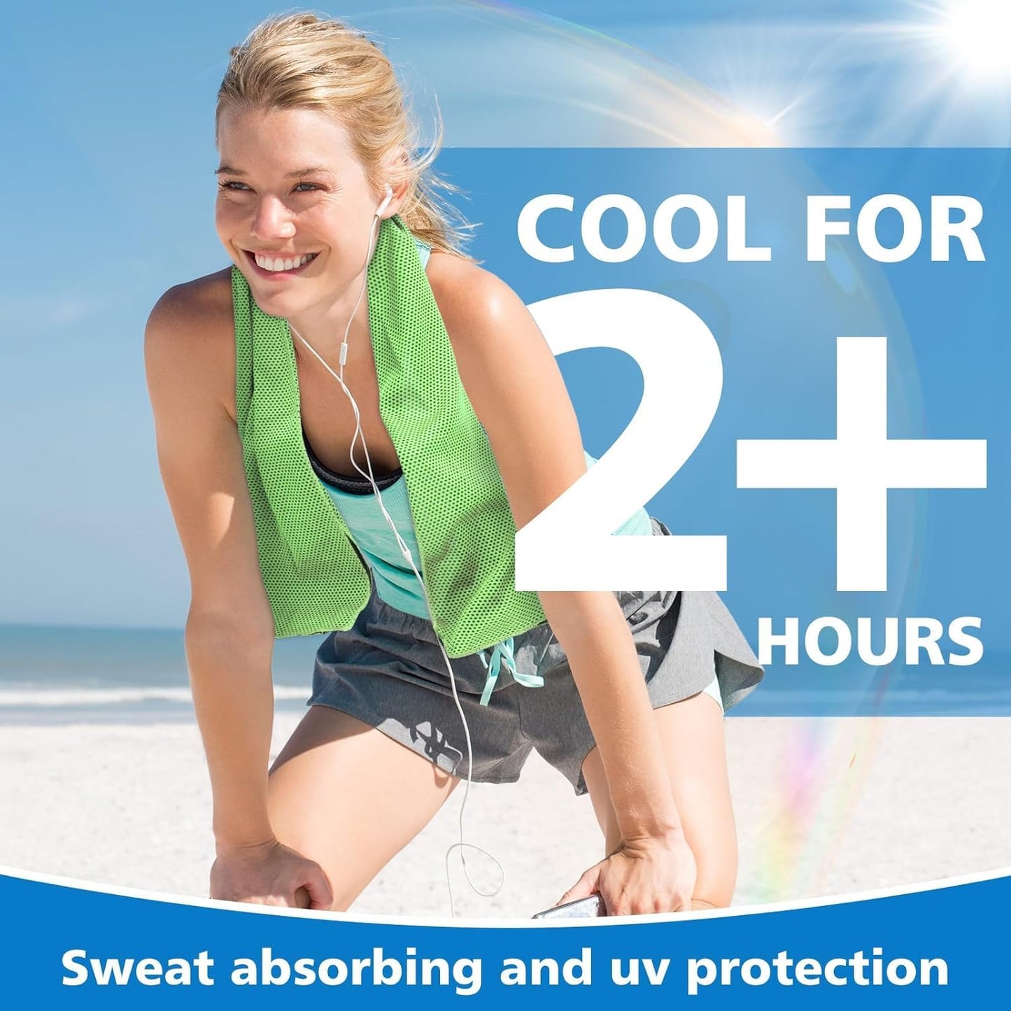 24 Pack Cooling Towels Bulk for Neck and Face 40"x12" Ice Cooling Sweat Rags Microfiber Soft Breathable Soft Chilly Towel for Yoga Golf Sport Running