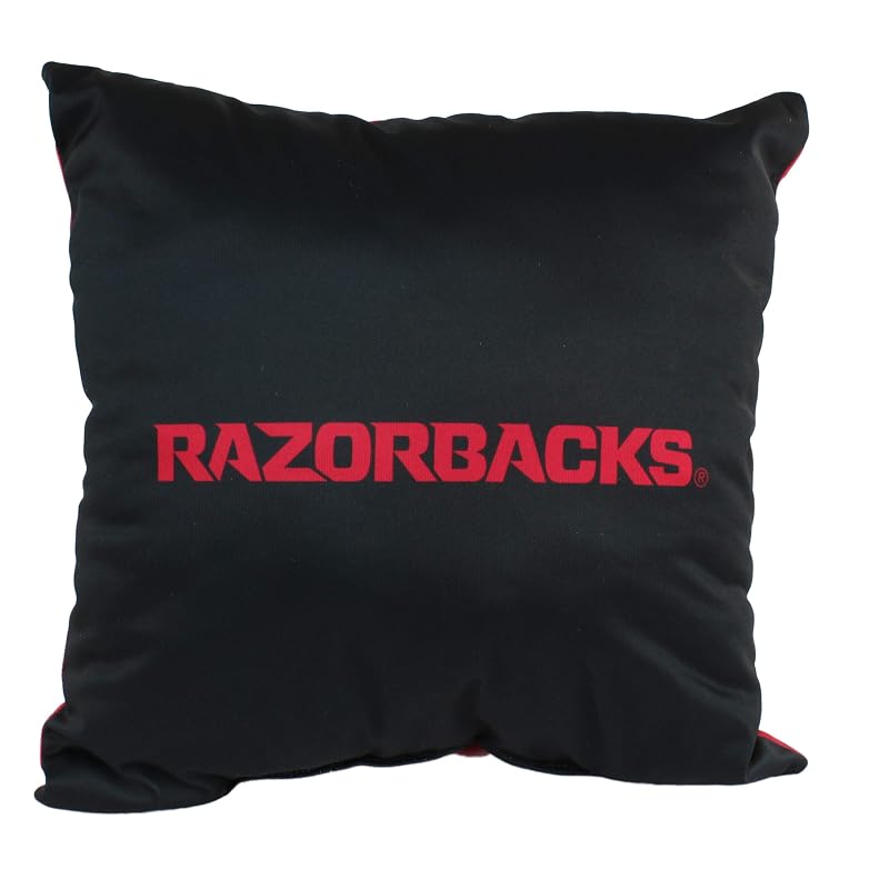 Arkansas Razorbacks 16" Decorative Pillow - Reversible, Officially Licensed