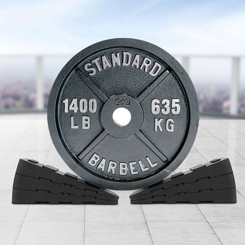 Adjustable 6-Piece Squat Wedge Blocks | Non-Slip Rubber Ramp for Heel Elevation