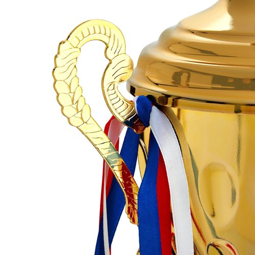 Juvale 16.63 Inch Large Gold 1st Place Championship Trophy Cup - Trophy Award for Football, Soccer and Fantasy Sports Competition