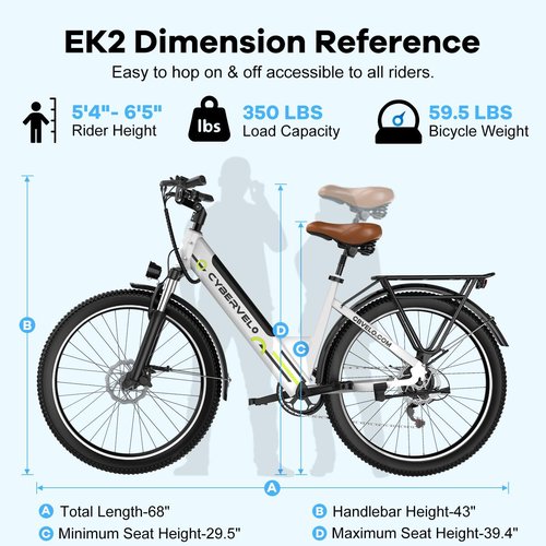 Cybervelo 1000 Peak Electric Bike for Adults,up 80 Miles Removable Battery Ebike, 26" Electric Mountain E Bike with 7-Speed,Adult Electric Bicycles for Commute Beach Snow