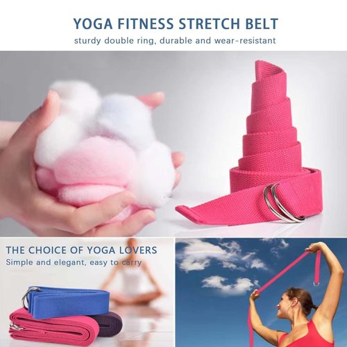 Pilates Essentials Kit for Women, Better Me Yoga Essential Sets for Women, 11 Piece Set Booty Bands for Working Out Glutes Yoga Ball Figure 8 Resistance Band for Stretching (Purple)