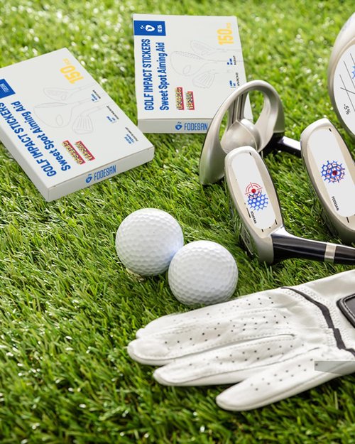 Golf Impact Tape & Stickers – Instant Swing Feedback & Sweet Spot Training, Reusable Impact Labels for Drivers, Irons & Putters, High-Precision Golf Training Aid for Indoor& Outdoor Practice(150pcs)