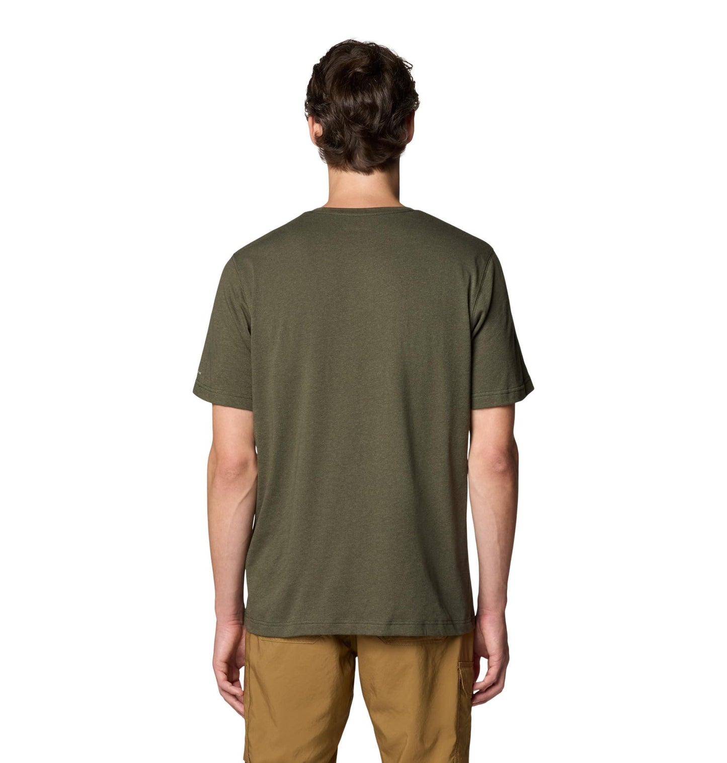 Columbia Mens Thistletown Hills Short Sleeve T-Shirt, Greenscape Heather, 1X