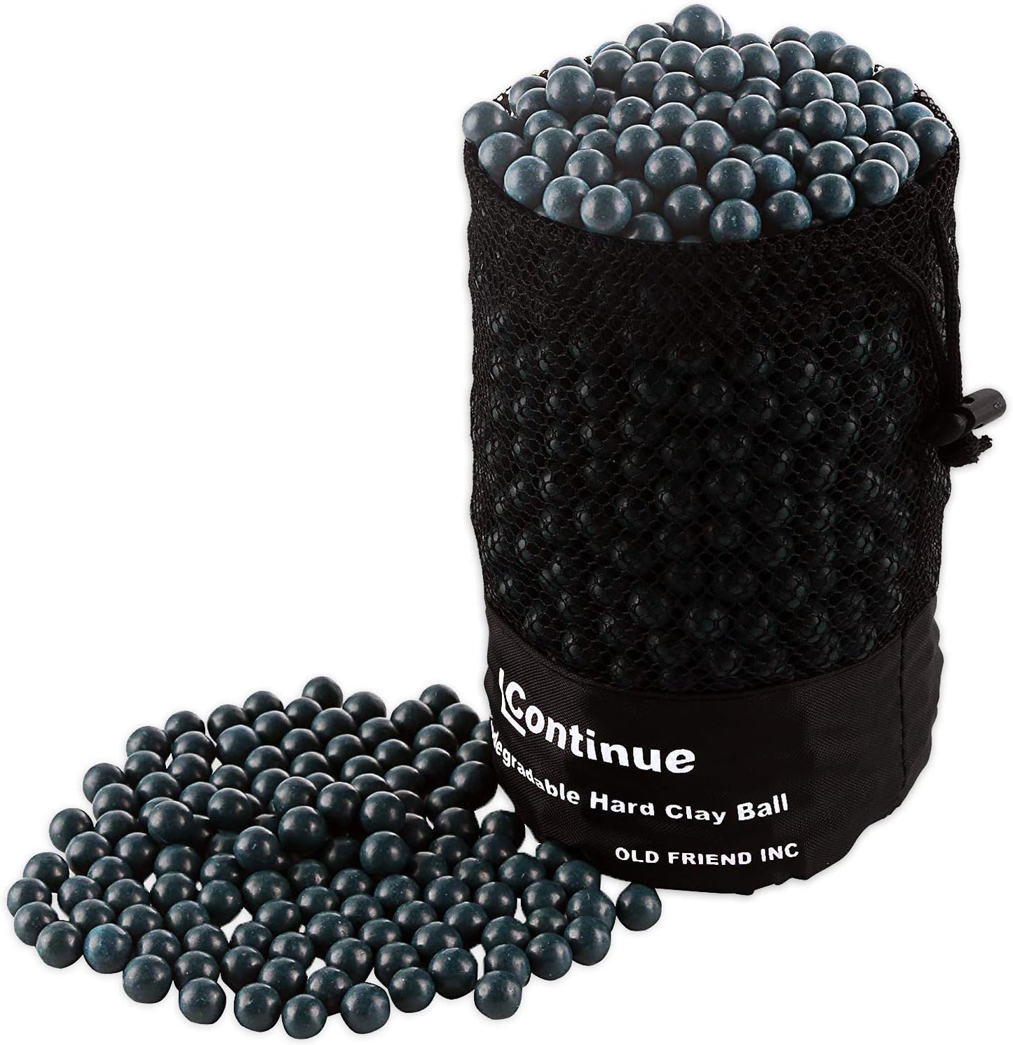 1500 Pieces Diameter 3/8" Slingshot Ammo Biodegradable Hard Clay Ball.