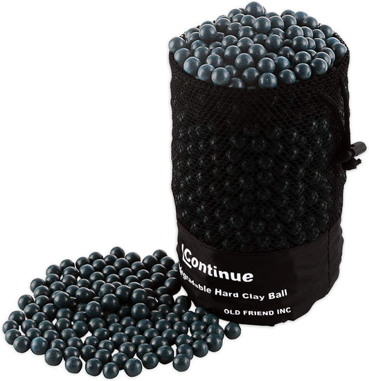 1500 Pieces Diameter 3/8" Slingshot Ammo Biodegradable Hard Clay Ball.
