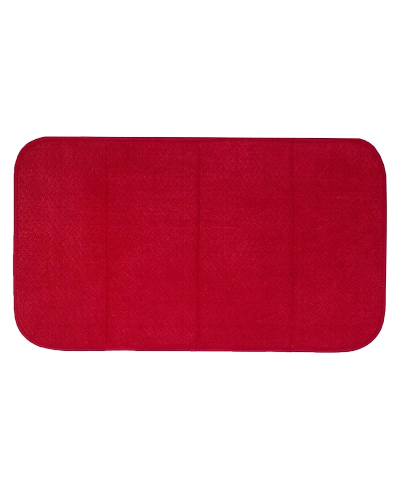 All-Clad Reversible Dish Drying Mat - 16x28 in, Chili (1pc) | Non-Slip, Absorbent