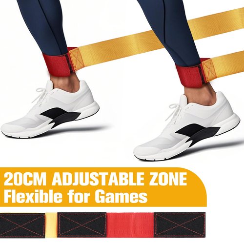 Yanacc Team Building Games for Adults, Outdoor Party Group Games, Cooperative Team Race for Teamwork, Field Day Games(for 4 Players, Pack of 2)